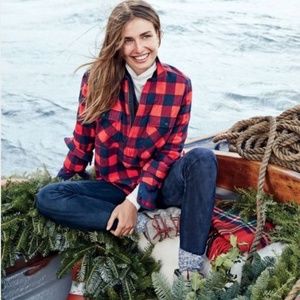 Buffalo check shirt-jacket